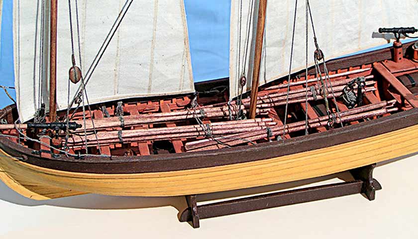 French Longboat Of The 18th Century 09